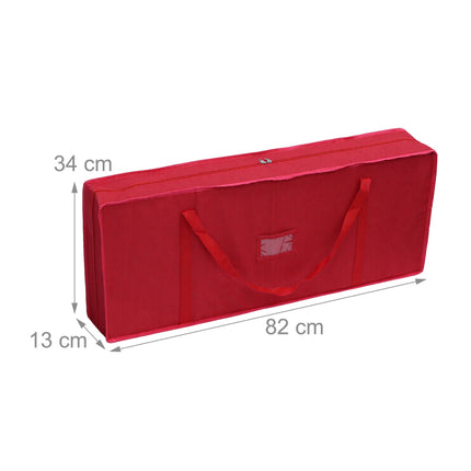 Wrapping Paper Storage Bag with Mesh Pockets