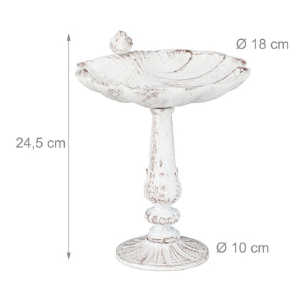 XL Bird bath in cast iron