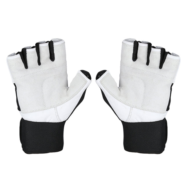 XL Fitnesshandschoenen, wit-zwart, maat RST04