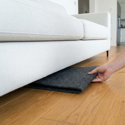 XL Foldable Felt Jigsaw Mat – Non-Slip Grey Surface