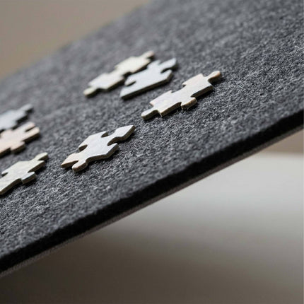 XL Foldable Felt Jigsaw Mat – Non-Slip Grey Surface
