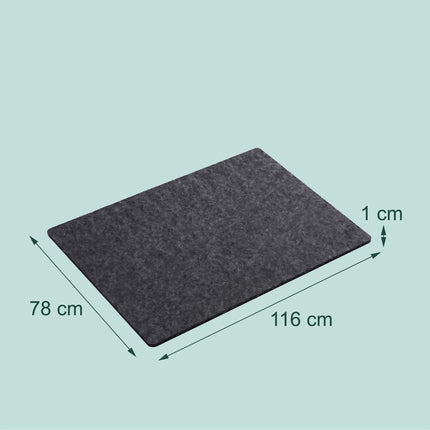 XL Foldable Felt Jigsaw Mat – Non-Slip Grey Surface