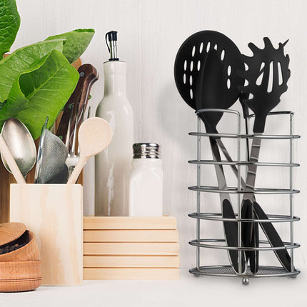 XL Holder for kitchen utensils in metal