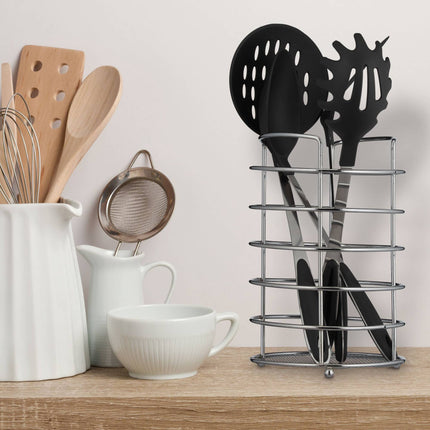 XL Holder for kitchen utensils in metal