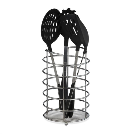 XL Holder for kitchen utensils in metal