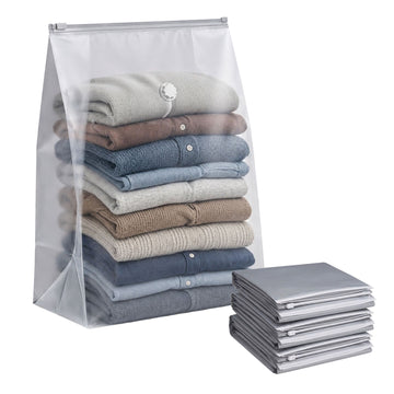 XL Vacuum Storage Bags, 100x80 cm, Grey, Pack of 4