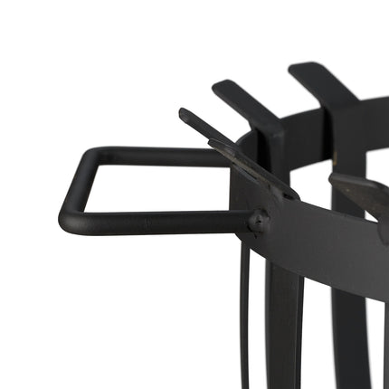 XL fire basket with base plate