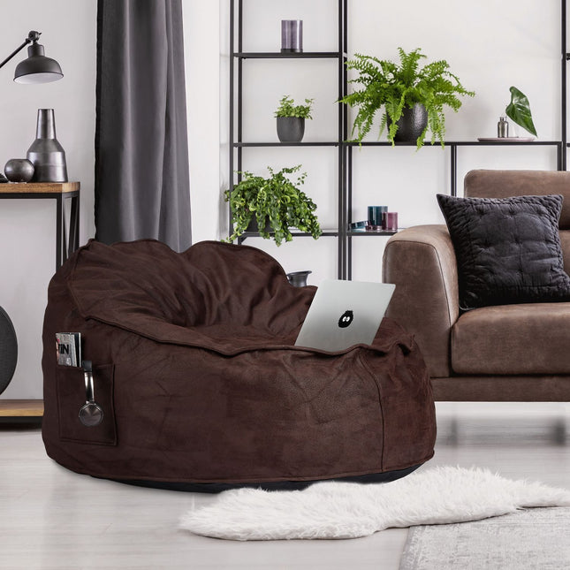 XXL Beanbag in suede look