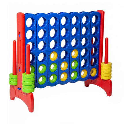 XXL Connect Four Game – Blue-Red, 110x120x55 cm
