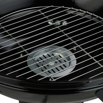XXL Kettle BBQ Grill with Wheels, Large Cooking Surface