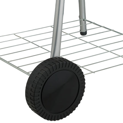 XXL Kettle BBQ Grill with Wheels, Large Cooking Surface
