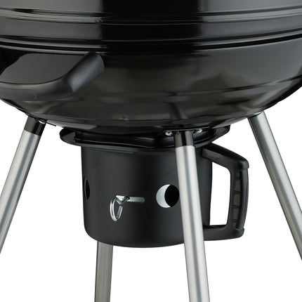 XXL Kettle BBQ Grill with Wheels, Large Cooking Surface
