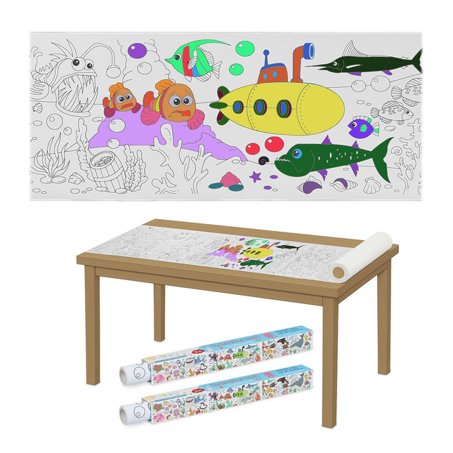XXL Kids Colouring Paper Rolls – 2 Pack