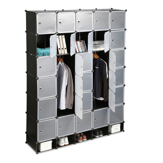 XXL Modular Wardrobe System with 25 Compartments