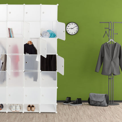 XXL Modular Wardrobe System with 25 Compartments