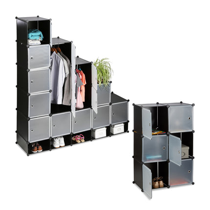 XXL Modular Wardrobe System with 25 Compartments