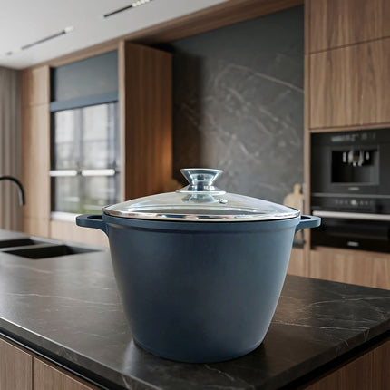 XXL Non-Stick Cast Aluminium Soup Pot with Lid