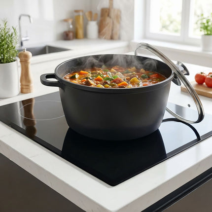 XXL Non-Stick Soup Pot with Glass Lid