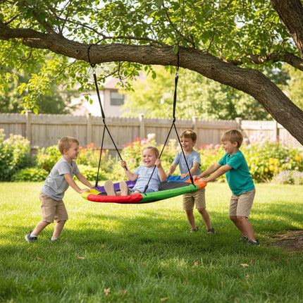 XXL Oval Nest Swing, 300kg Capacity, Adjustable Height