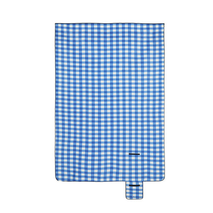 XXL Picnic blanket blue and white checkered