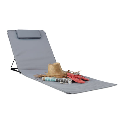 XXL beach mat with pillow
