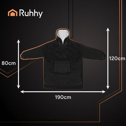 XXL sweatshirt - black blanket