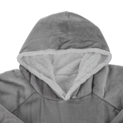 XXL sweatshirt - gray blanket Ruhhy 24402