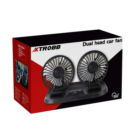 Xtrobb 23222 Double Car Fan