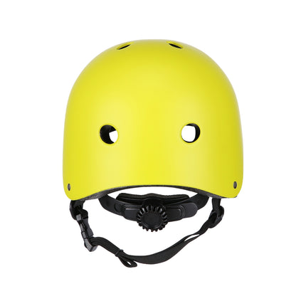 Yellow Helmet with Protectors, Size M