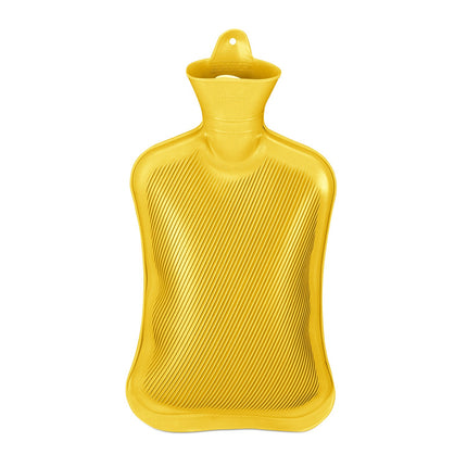 Yellow Hot Water Bottle 2L – Leak-Proof, Pain Relief