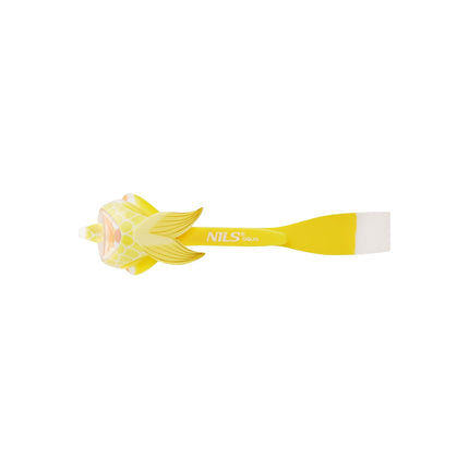 Yellow Junior Mermaid Swimming Goggles, Anti-Fog Lens