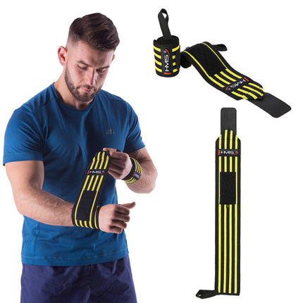 Yellow Wrist Wrap Set, 2 pcs – Support & Stability