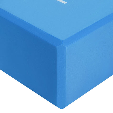 Yoga Block, Blue, Foam, Lightweight, Non-Slip