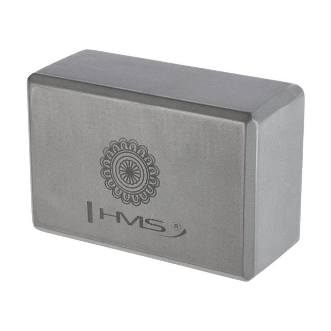 Yoga Block, Gray, Supportive Foam
