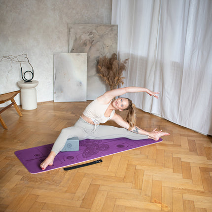Yoga Block, Gray, Supportive Foam