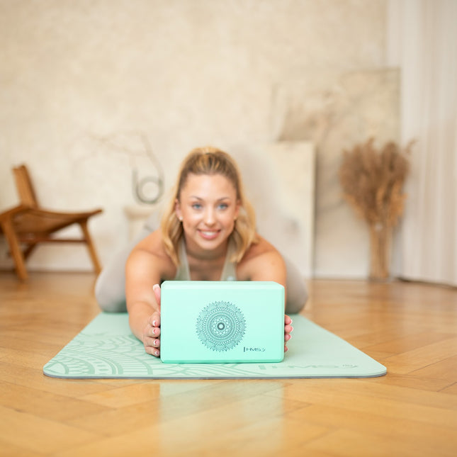 Yoga Block Mint – Lightweight, Durable Foam