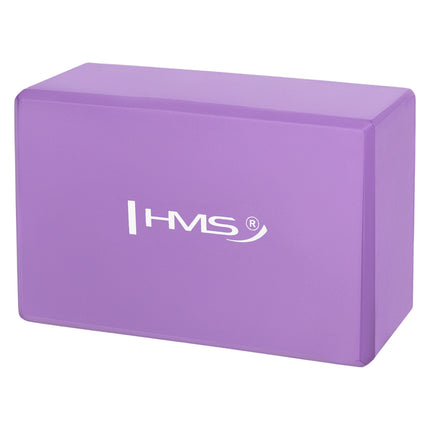 Yoga Block, Purple, Lightweight Foam, Non-Slip