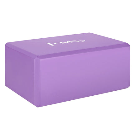 Yoga Block, Purple, Lightweight Foam, Non-Slip