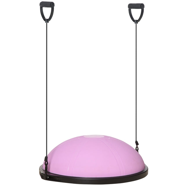 Yoga Hemisphere Balance Trainer with rope, light purple, Ø 64cm