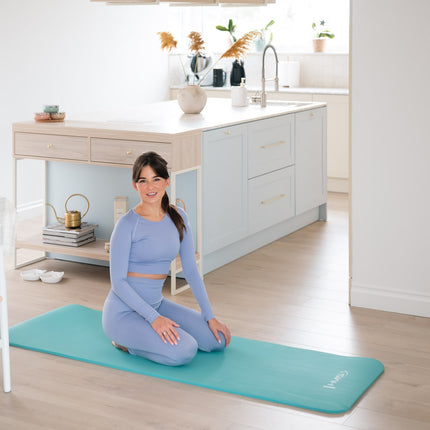 Yoga Mat, Mint – Non-Slip, Eco-Friendly, 6mm Thick
