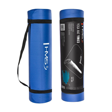 Yoga Mat, Non-Slip, 6mm Thick, Blue