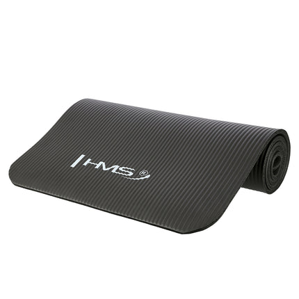Yoga Mat, Non-Slip, Black, 15mm Thickness