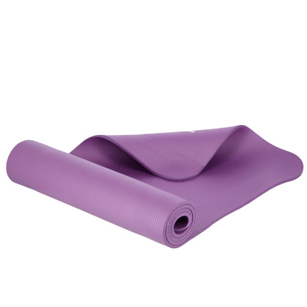 Yoga Mat, Non-Slip, Purple, 10 mm Thickness