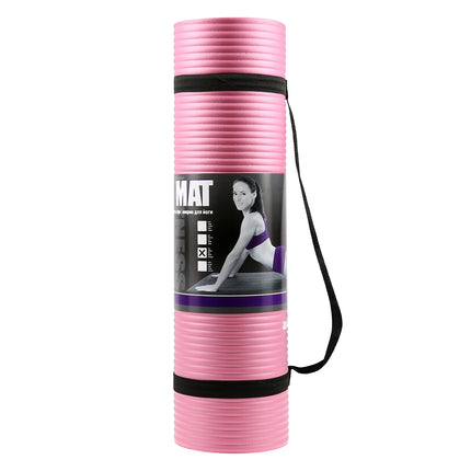 Yoga Mat, Pink – Non-Slip, 6mm Thickness