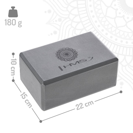 Yoga Set – Gray TPE Mat, Block, Strap