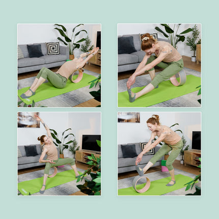 Yoga Wheel 32 cm – Plastic, Non-Slip Surface