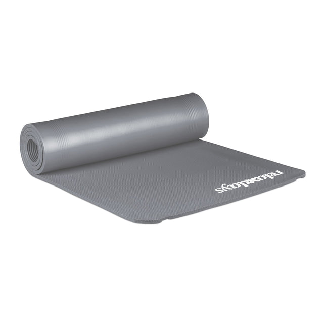 Yogamat 1 cm dik effen kleur