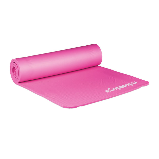 Yogamat 1 cm dik effen kleur