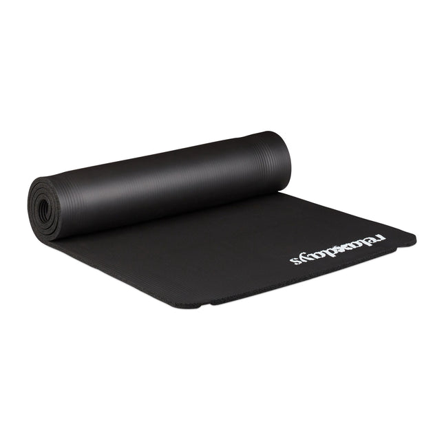 Yogamat 1 cm dik effen kleur