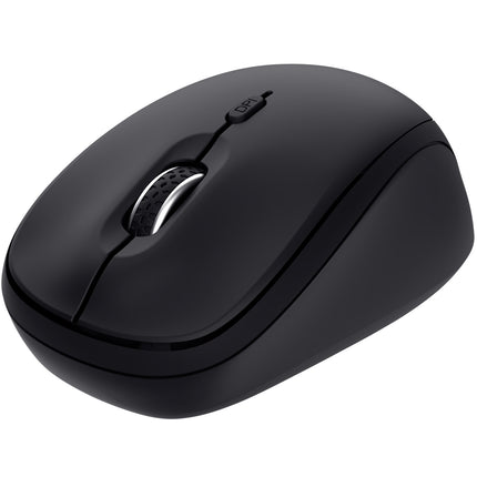 Yvi+ Wireless mouse Bluetooth / 2.4 GHz Black
